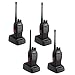 AGPtek 16-Channel 6km FRS/GMRS Two-Way Radio (Pair) Walkie Talkie with Emergency Alarm (4-pack)  : image