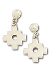 Chakana Earrings - Sterling Silver