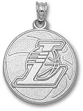 NBA Los Angeles Lakers Pendant w/ Basketball Design