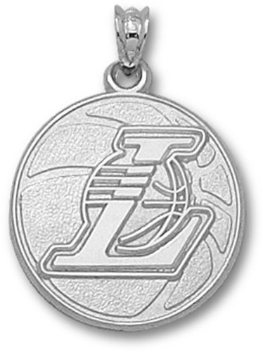 NBA Los Angeles Lakers Pendant w/ Basketball Design