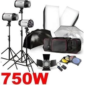 750W Studio Flash Kit