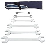 Martin OE6K Double Head Open End Wrench Set, 6 Pieces ranging from 3/8 7/16 to 1 x 1-1/8 in Kit Bag,