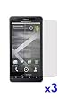 Buy Fosmon Transparent Clear Screen Protector for Motorola Droid X MB810 with Lint Cleaning Cloth, 3 Best Price.