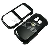 Palm Centro 685 690 Protector Hard Case Snap On Cover With Belt Clip Black