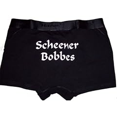 SCHEENER BOBBES; Herren Unterhose, Boxershort, Hanes, schwarz