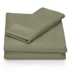 Columbia Sheet Set, Microfiber, Pebble, Queen