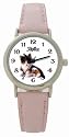 Reflex - 1014214L - Montre Femme - Quartz analogique - Bracelet Rose - Ecran Blanc orné d'un petit Chat