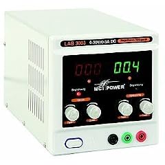 Labornetzger�t McPower 'LAB3003' 0-30V, 0-3A regelbar, max. 90Watt, 2x LED-Anzeige, mit L�fter