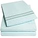 1500 Supreme Collection King Sheet Sets Light Blue- Luxury Hotel Bed Sheets and Pillowcase Set for King Mattress - Extra Soft, Elastic Corner Straps, Deep Pocket Sheets, King Light Blue