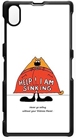 Distress Flares wow Black Hard Plastic Case Snap-On Protective Back Cover for Sony® Xperia Z1 by Clive Gardner + FREE Crystal Clear Screen Protector