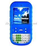 THICK GOOD QUALITY LONG LASTING Blue Silicone Skin Cover Case Phone Protector for Palm Centro 690 / 685