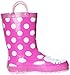 Western Chief Unisex-Child Kids Girls' Waterproof Easy-On Character Rain Boot, 9 Toddler