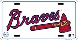 Braves Classic Metal Auto Tag Embossed