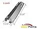 Hongso SPC271 (1-pack) Stainless Steel Heat Plates, Heat Shield, Heat Tent, Burner Cover, Vaporizor Bar, and Flavorizer Bar Replacement for Select Gas Grill Models by Grand Cafe, Grill Chef and Others (16 3/8