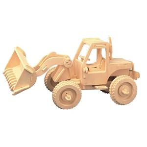bulldozer puzzle 3d