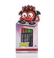5 Moshi Monsters Highlighter Pens