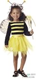 Child's Cute Toddler Bumble Bee Costume Dress (2-4T)