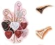 Valentines Day Venice G-String with Clear Heart Shaped Box with Ribbon Holder