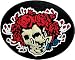 Grateful Dead Skull & Roses 3D Rubber Pin LAP-0033