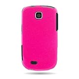 Hard Snap-on Shield PINK RUBBERIZED Faceplate Cover Sleeve Case for SAMSUNG ....