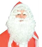 Santa Wig and Beard set deluxe white