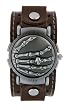 Nemesis Brown Leather Band With Flip Finger watch Case