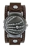 Nemesis Brown Leather Band With Flip Finger watch Case