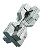 Hourglass Hanayama Cast Metal Brain Teaser Puzzle (Level 6)