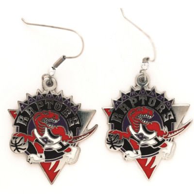 TORONTO RAPTORS OFFICIAL LOGO EARRINGS