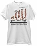 FOOTBALL EVOLUTIONARY SCALE SAINTS FAN ANTI FALCONS T SHIRT jersey