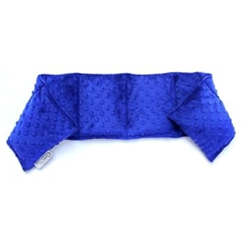 Review Flaxseed Pillow Neck Wrap Midnight Blue Made In Usa