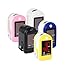 Concord Basics Fingertip Pulse Oximeter - Blood Oxygen Saturation Monitor with Carrying Case, Batteries, Silicone Cover & Lanyard - Easy to Use, Accurate SpO2 & Pulse Measurement (Yellow)