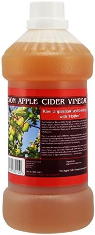 Apple Cider Vinegar Tonic with 'Mother' - 1000ml (33.8oz) Natural Organic Raw Unfiltered Plastic Bottle