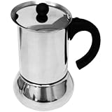 Vev Vigano Carioca Nero 6-Cup Espresso Maker
