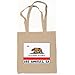 Souvenir Los Angeles California Tote Bag Natural