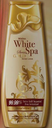 2x Mistine White Spa Swiss Gold Serum Body Lotion 200ml Best Price Free Shipping From Thailand