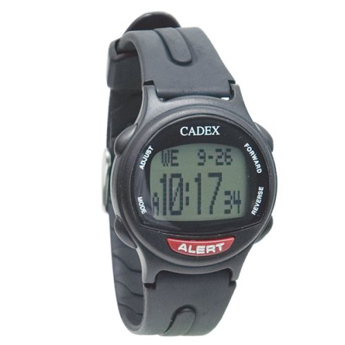 HealthPersonalCare: The e pill Cadex 12 Alarm Medication Reminder Watch   Black