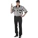 California Costumes Women's Referee Shirt Costume,Black/White,P (48-52)