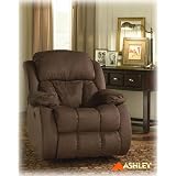 Durapebble Espresso Glider Recliner By Ashley Furniture