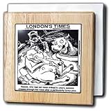 Cows Laughing and Passing Cheese - 6 Inch Tile Napkin Holder
