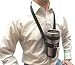 Leather Hands-Free Travel Mug & Water Bottle Holder Kit