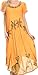 Sakkas Watercolor Palm Tree Tank Caftan Dress