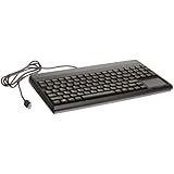 Cherry G86-62401EUADAA Compact Keyboard with USB Interface and Touchpad, 14" Width, Black