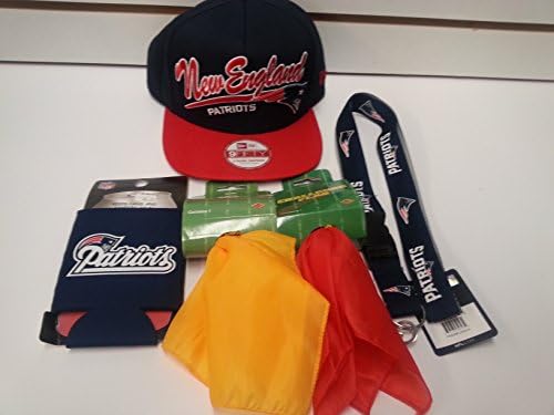 New England Patriots Script Logo 9Fifty New Era Snapback Fan Gift Set #2