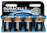 Battery, Ultra Power Alkaline D 4pk