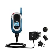 International Wall / AC Charger for the LG UX390 - Gomadic Brand w/ TipExchange Technology