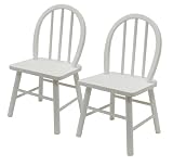 Review Winsome Wood 10226 / Winsome Wood Assembled Set of 2 Kids Chairs, White