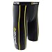 SKINS Half Tights Junior Compression Clothing (Black/Yellow)