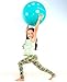 Pavandeep Exercise Ball Chair, BPA Free (Aqua Teal, XS 45cm)