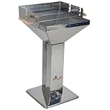 Holzkohlegrill Trichtergrill aus Edelstahl